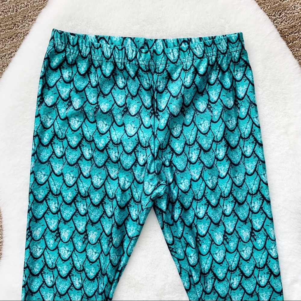 Mermaid Leggings Sz S - Picture 4 of 8